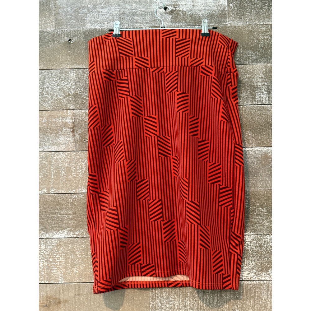 LuLaRoe Cassie Skirt Women Medium Striped Geometric Pencil Skirt